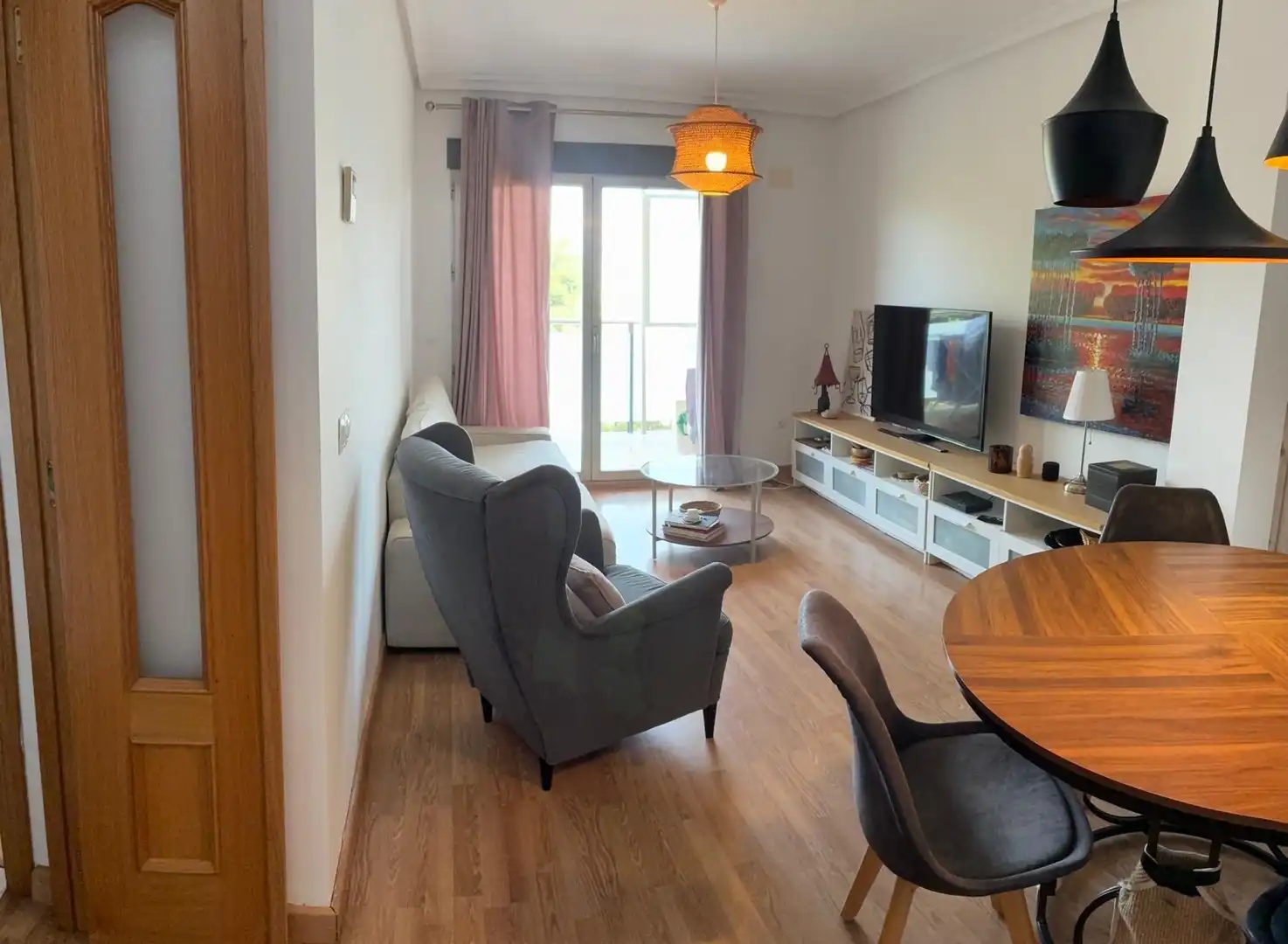 Sala de estar de Ático en venta en Torrent con Aire acondicionado, Calefacción y Jardín privado