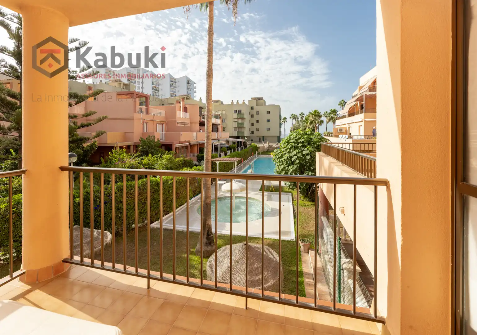 Garten von Wohnung zur Miete in Salobreña mit Privatgarten, Terrasse und Schwimmbad