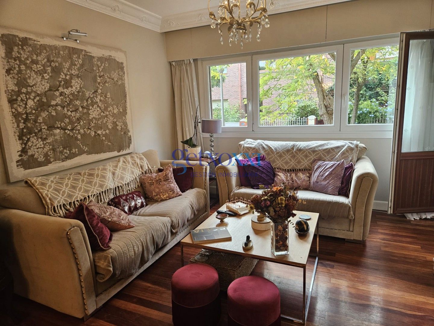 Living room of Flat for sale in Getxo   with Heating, Terrace and Storage room