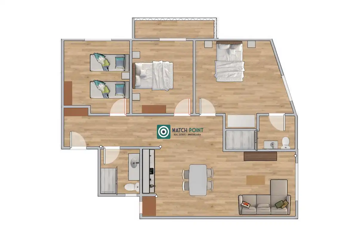 Flat with lift to rent in Plaza Madrid, imagen 31