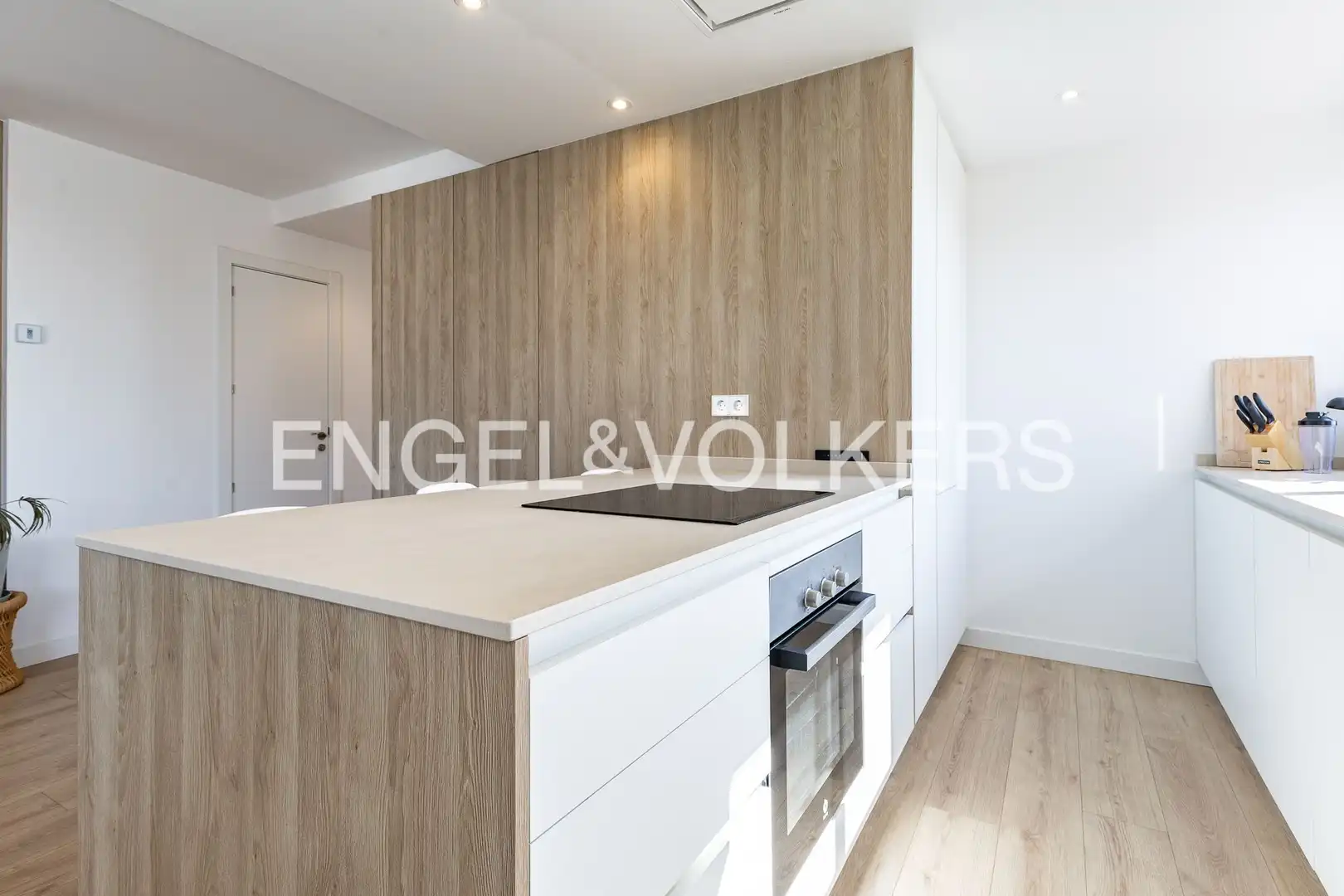 Cocina de Piso en venta en Sant Adrià de Besòs con Aire acondicionado, Calefacción y Parquet