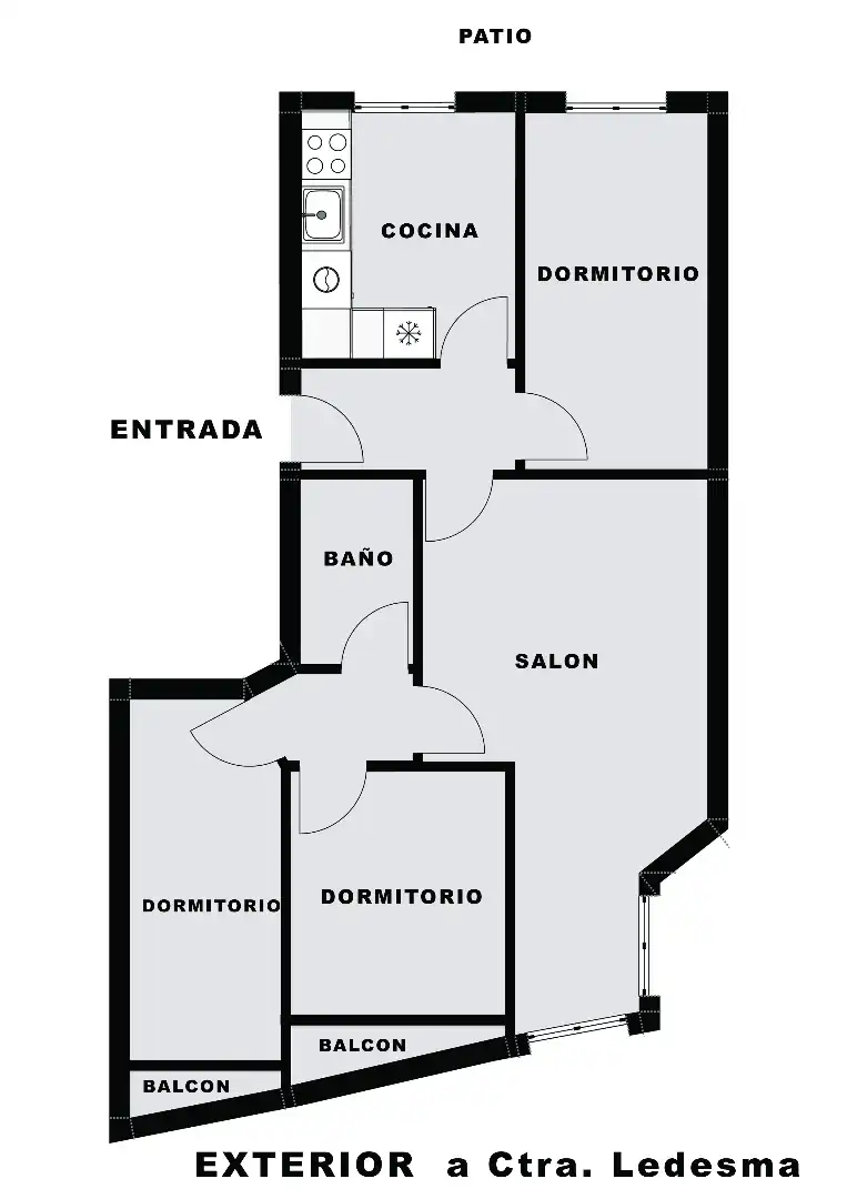 Flat for rent in Salamanca  with Heating, Furnished and Balcony
