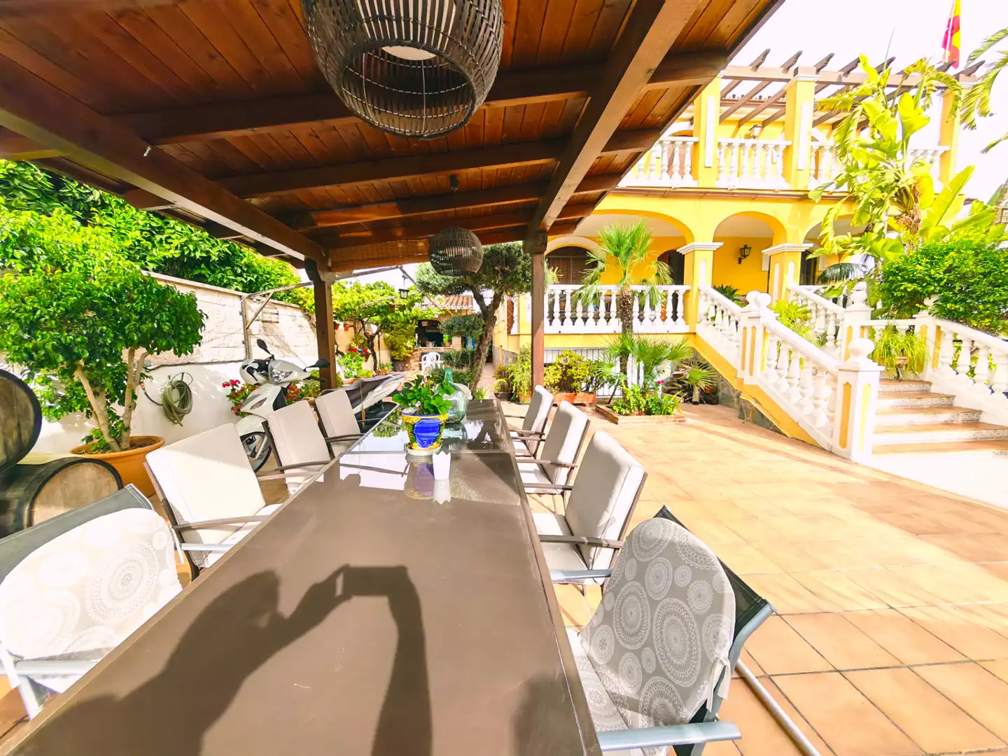 Terraza de Casa o chalet en venta en Alhaurín de la Torre con Aire acondicionado, Calefacción y Jardín privado