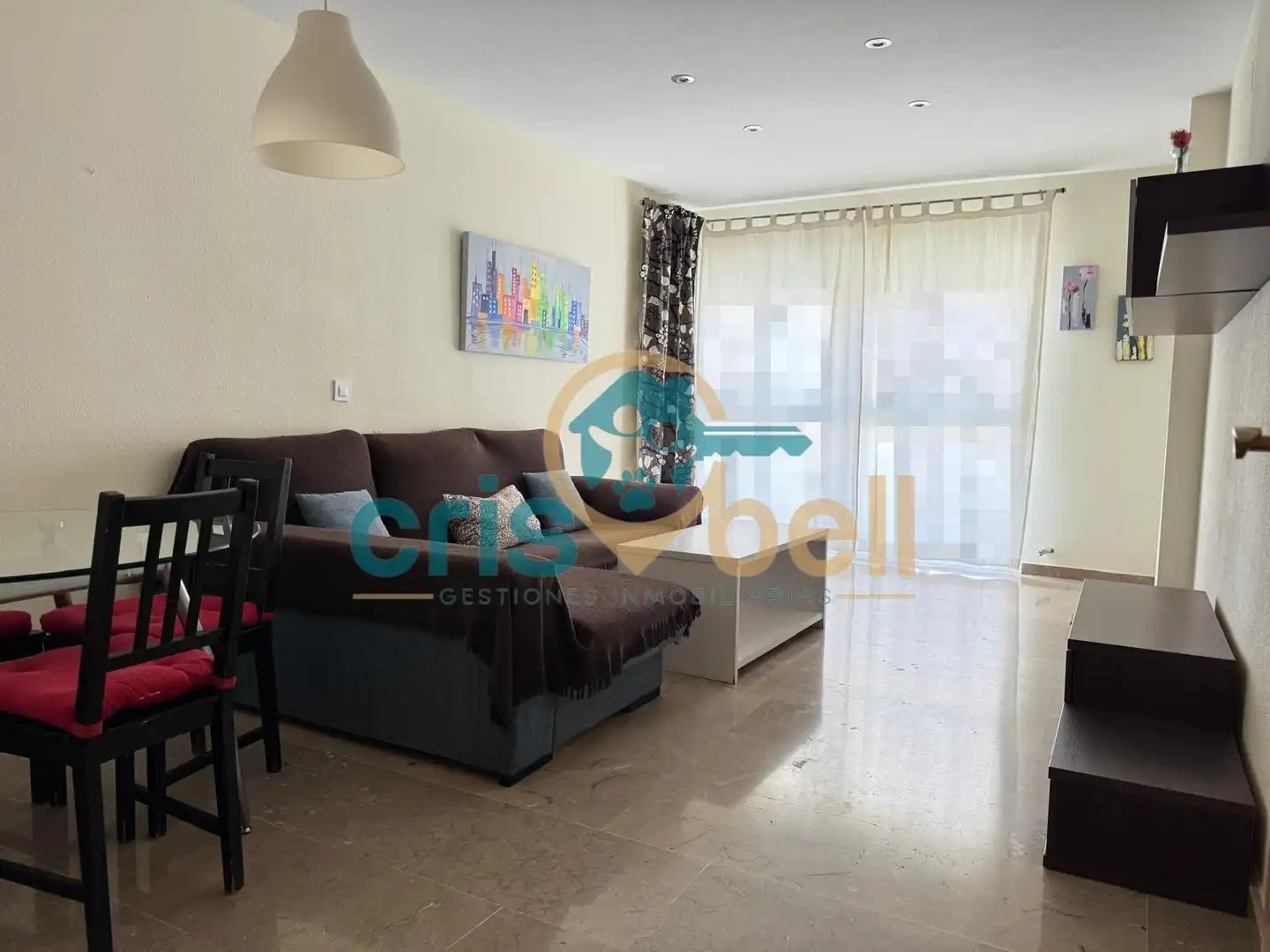Sala de estar de Piso en venta en Lorca con Aire acondicionado, Amueblado y Horno