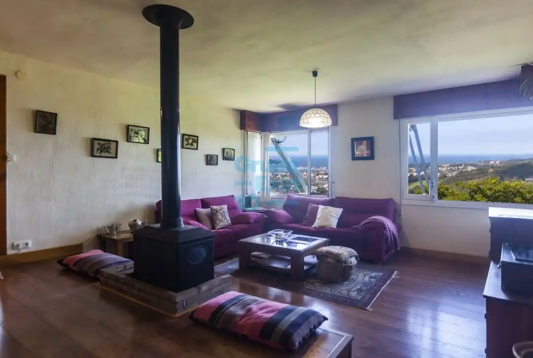 Sala d'estar de Casa o xalet en venda en Irun  amb Calefacció i Jardí privat