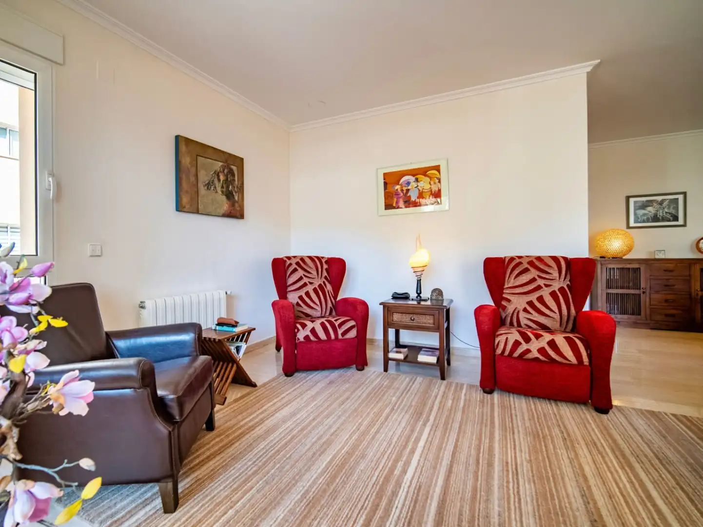 Living room of Apartments for sale in L'Alfàs del Pi  with Air Conditioner, Heating and Private garden