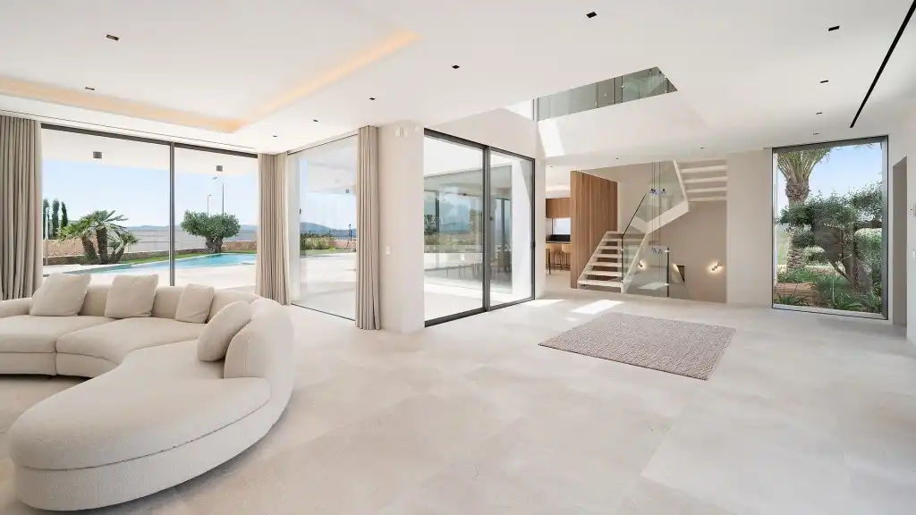Sala de estar de Casa o chalet en venta en  Palma de Mallorca con Aire acondicionado, Calefacción y Terraza