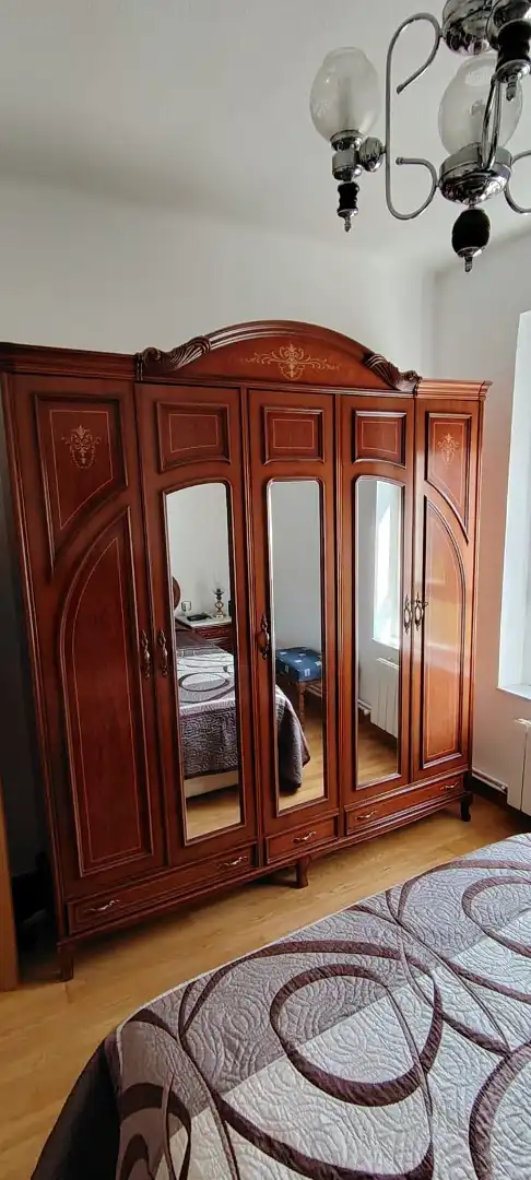 Schlafzimmer von Wohnung zur Miete in Salamanca mit Heizung, Möbliert und Waschmaschine
