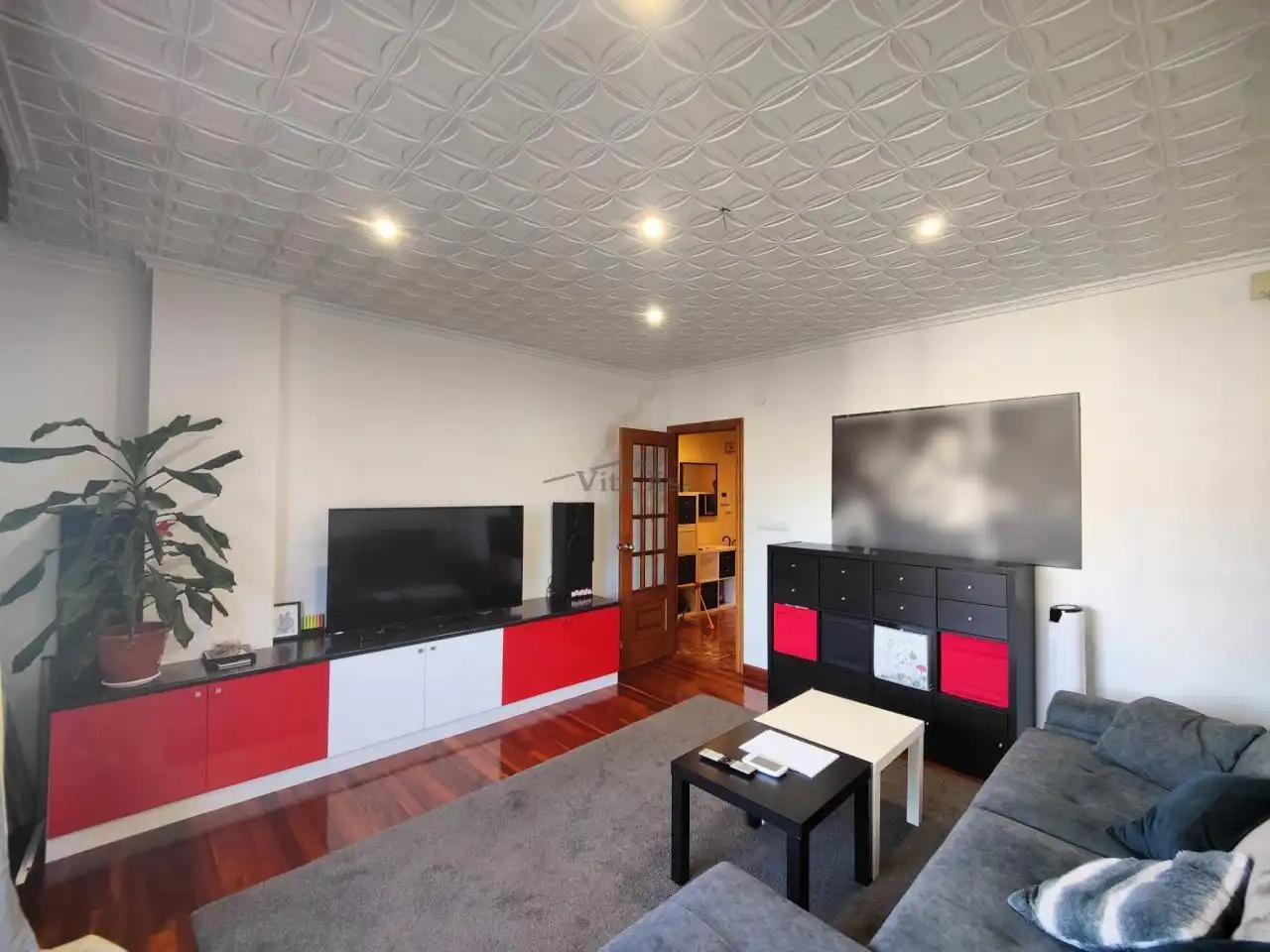 Living room of Flat for sale in Ourense Capital   with Heating, Storage room and Balcony