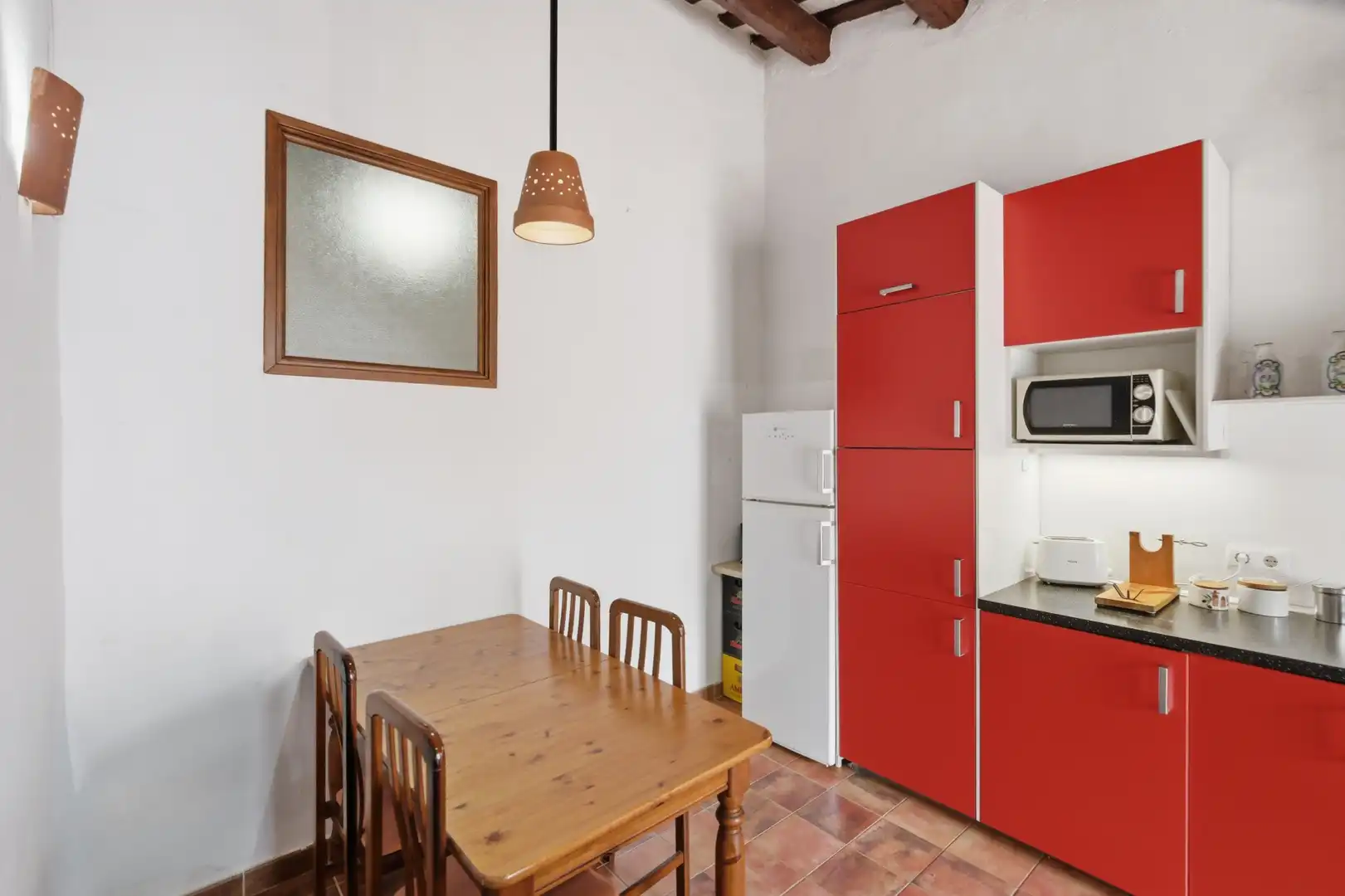 Cocina de Casa adosada en venta en Riudarenes con Aire acondicionado, Calefacción y Jardín privado