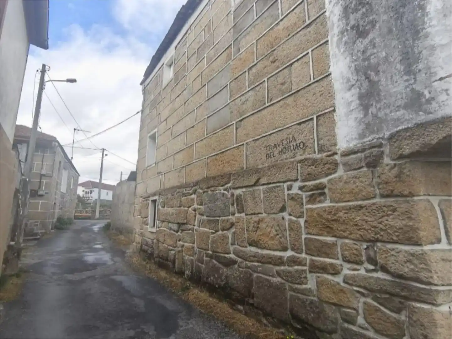 Vista exterior de Casa adosada en venda en Monterrei amb Traster i Balcó