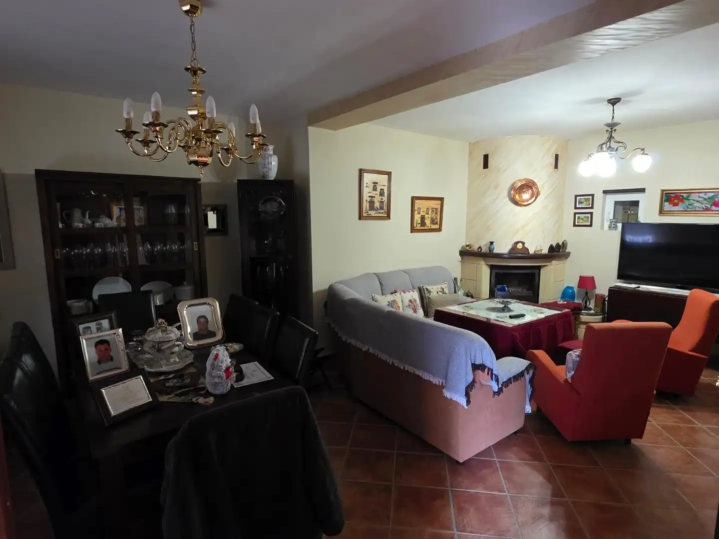 Living room of Houses for sale in Ventas de Huelma  with Air Conditioner, Heating and Private garden