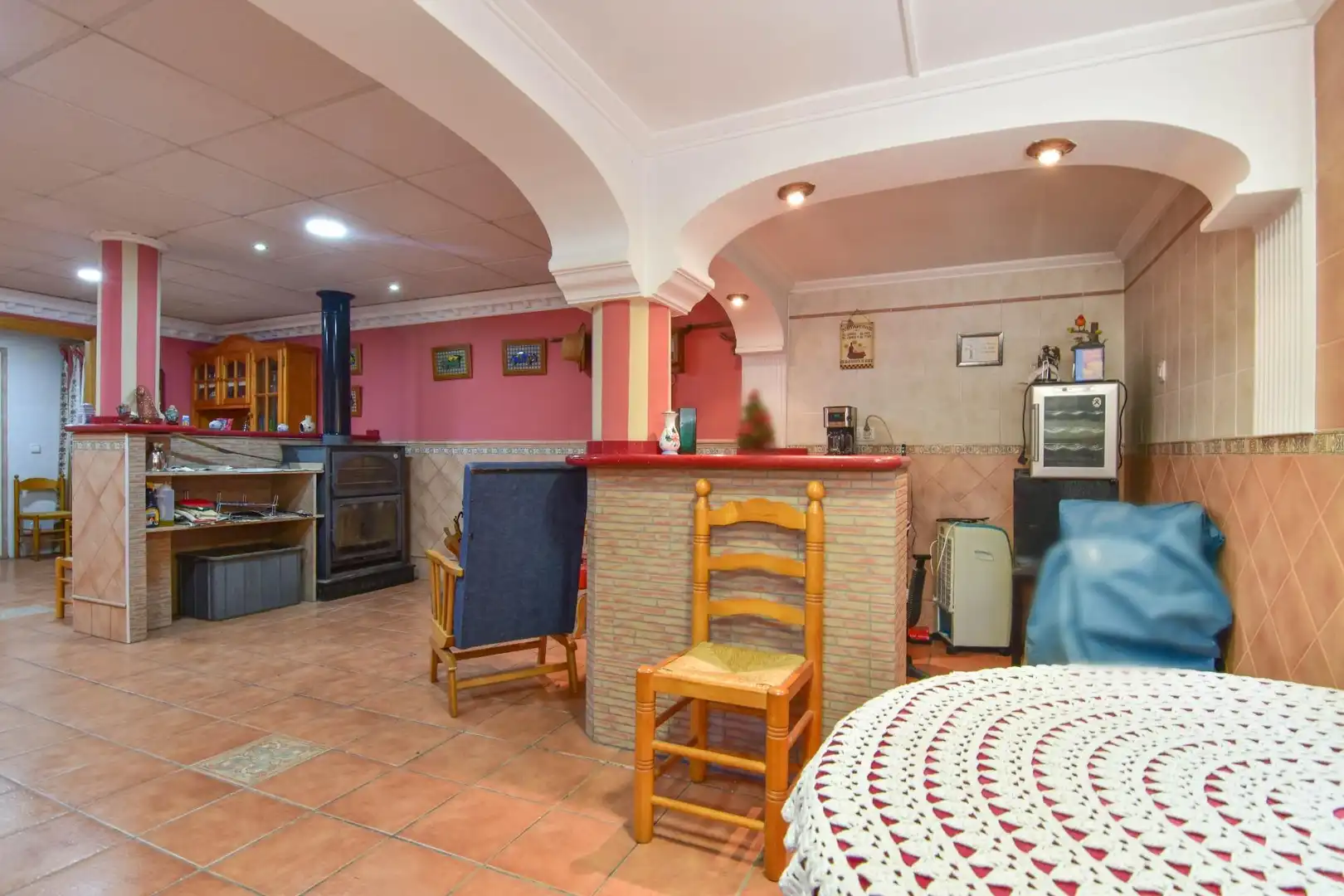 Cocina de Casa o chalet en venta en Canals con Aire acondicionado, Calefacción y Terraza