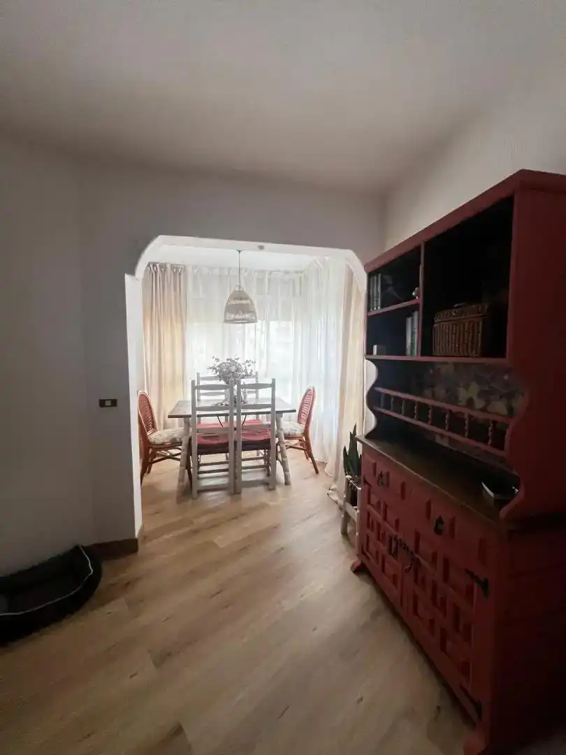 Dining room of Flat for rent in Torrox  with Private garden, Parquet flooring and Swimming Pool