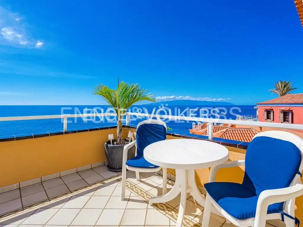 Terrasse von Wohnung zum Verkauf in Santiago del Teide mit Terrasse und Schwimmbad