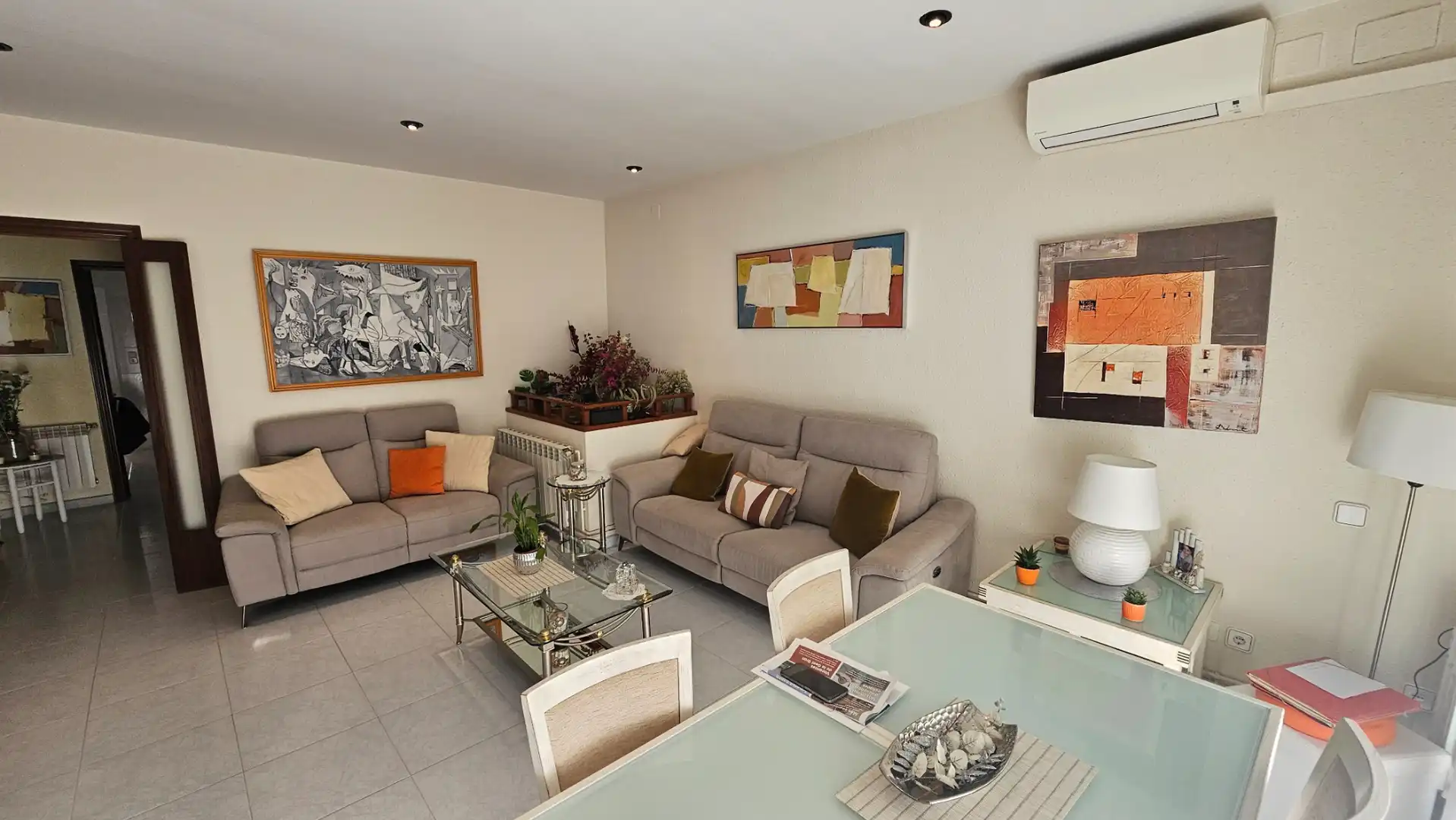 Sala de estar de Casa o chalet en venta en Sabadell con Aire acondicionado, Calefacción y Terraza