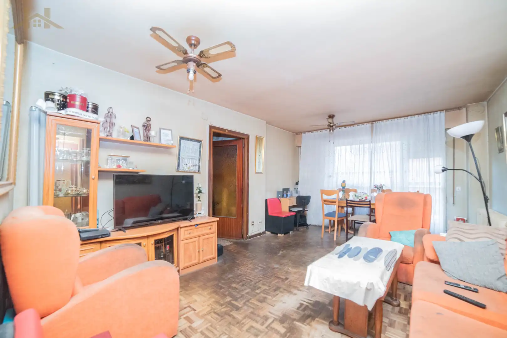 Sala d'estar de Pis en venda en Móstoles amb Calefacció, Terrassa i Traster