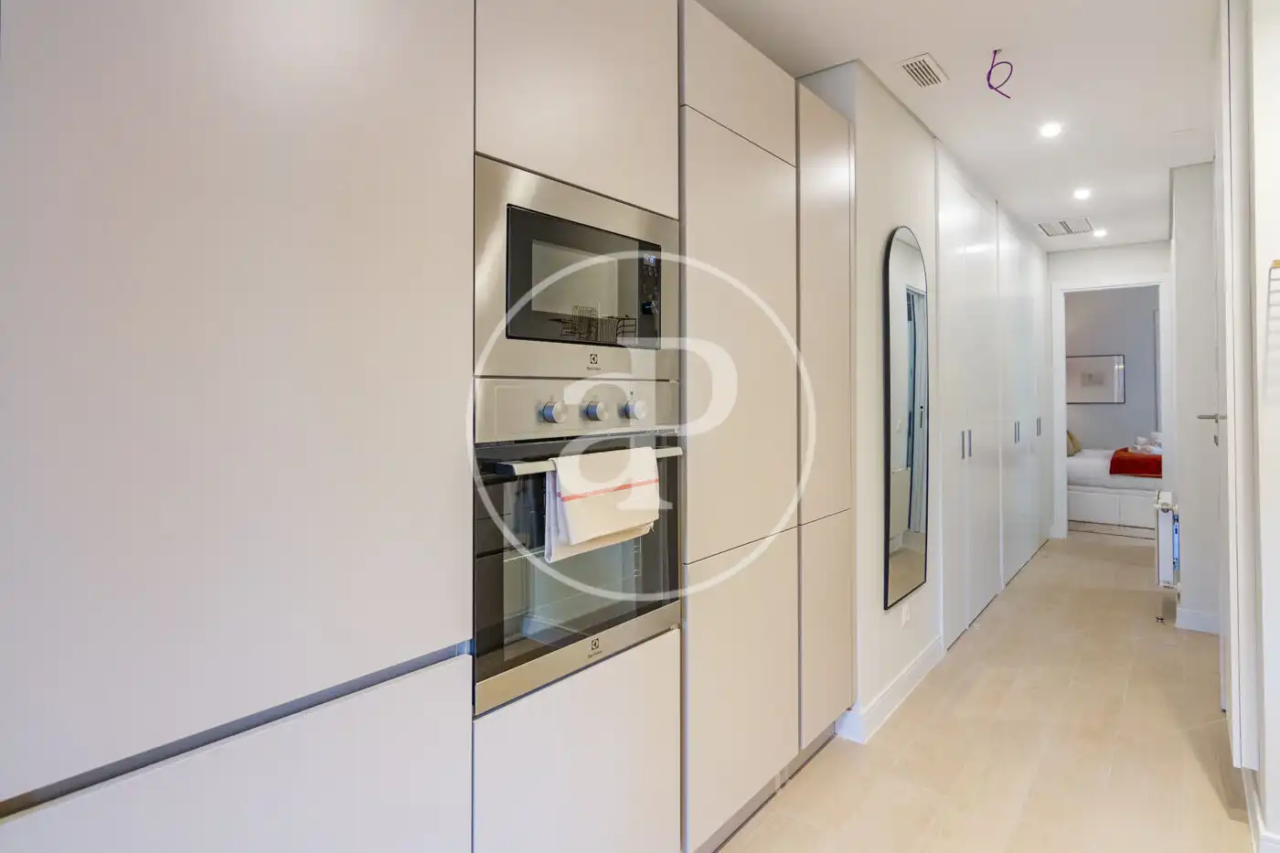 Kitchen of Flat for rent in Madrid  with Air Conditioner, Heating and Furnished