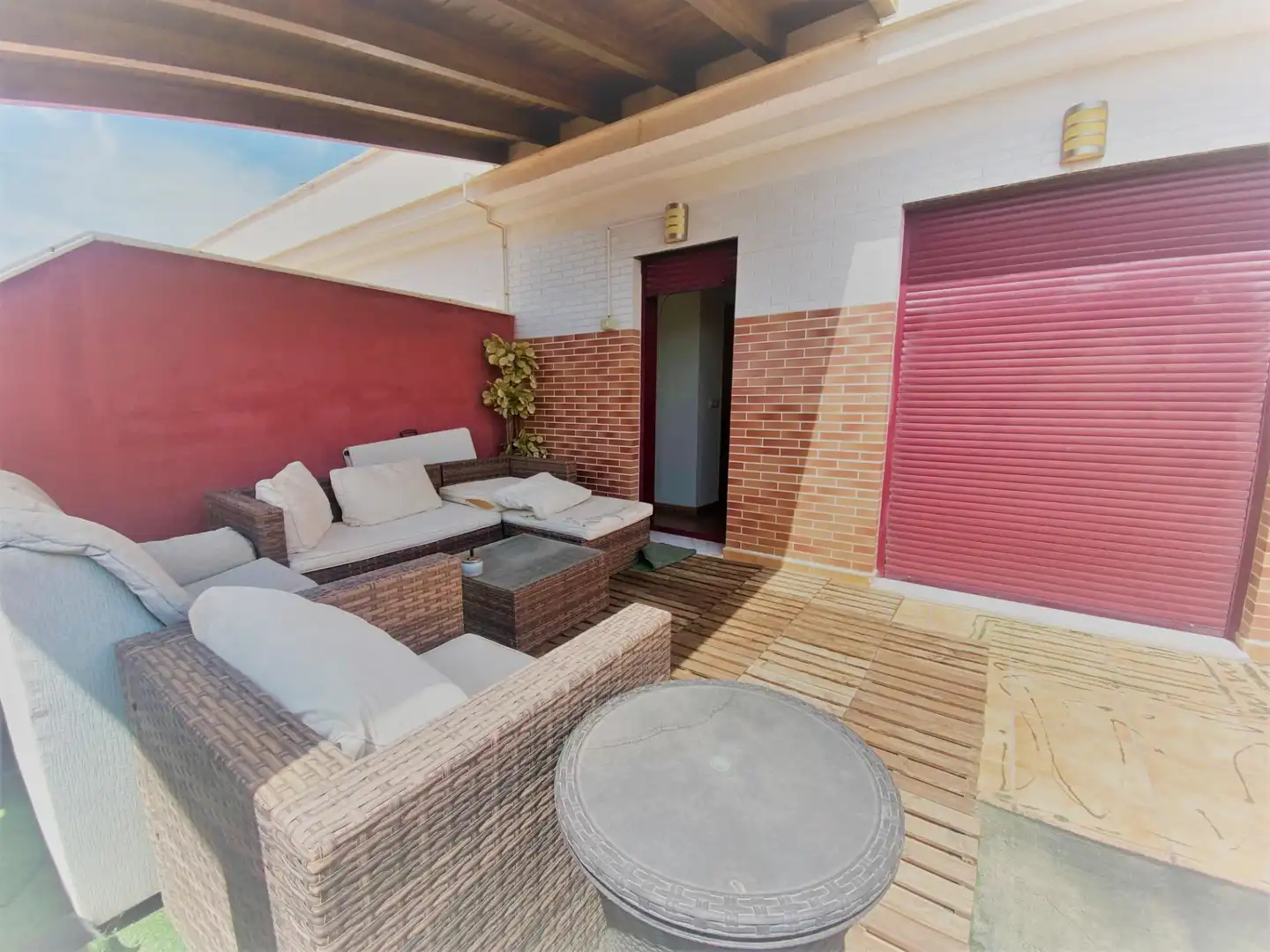 Terrasse von Dachboden zum Verkauf in Lorca mit Klimaanlage, Heizung und Terrasse