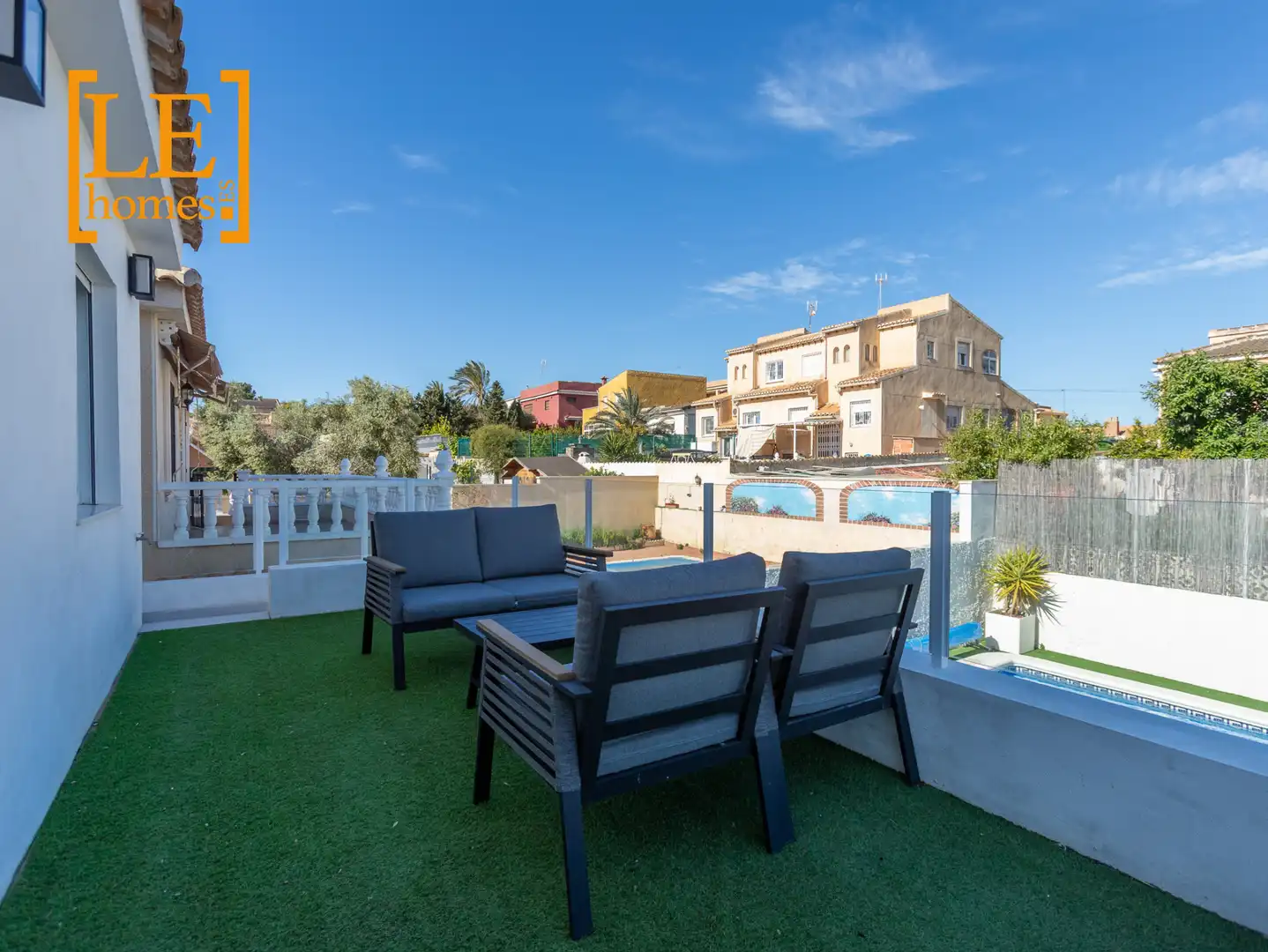 Terraza de Casa o chalet en venta en Torrevieja con Aire acondicionado, Calefacción y Jardín privado