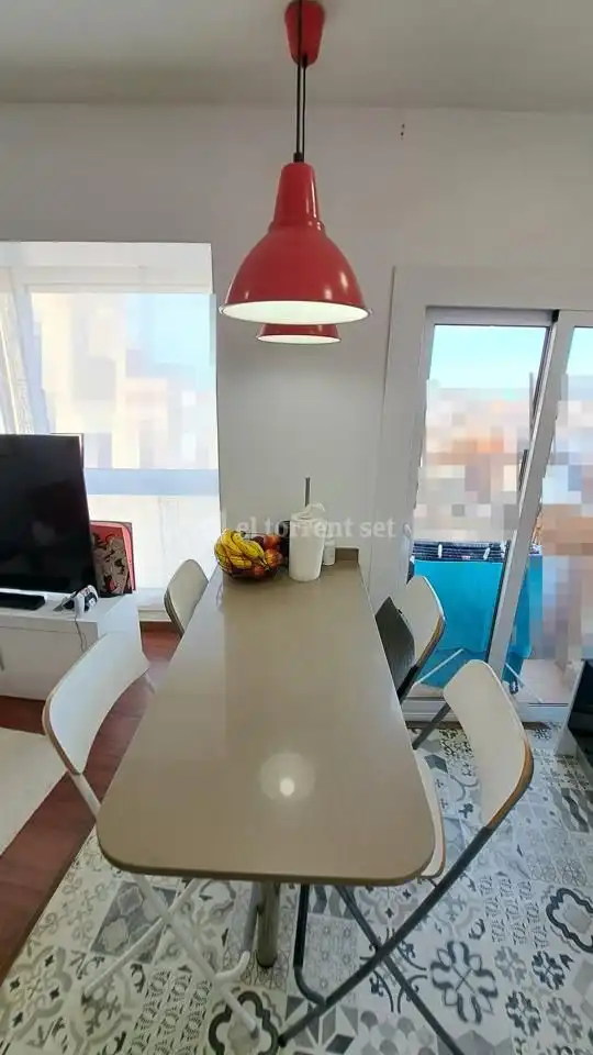 Sala de estar de Piso en venta en Mataró con Aire acondicionado, Parquet y Balcón