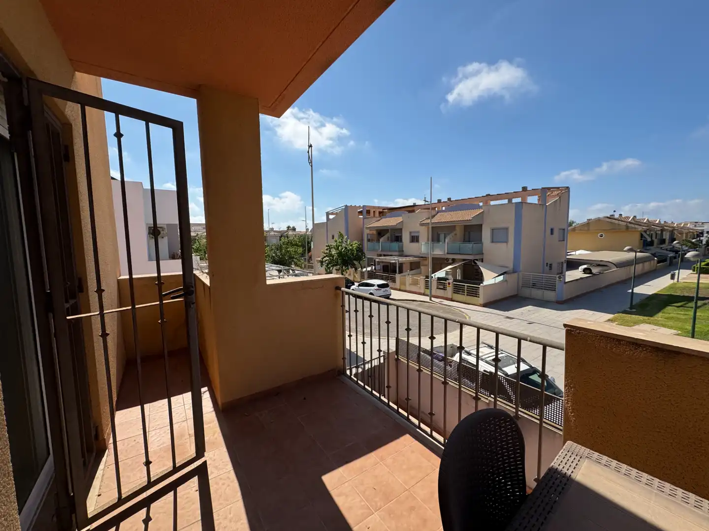 Terrassa de Casa adosada en venda en Pilar de la Horadada amb Aire condicionat, Jardí privat i Terrassa