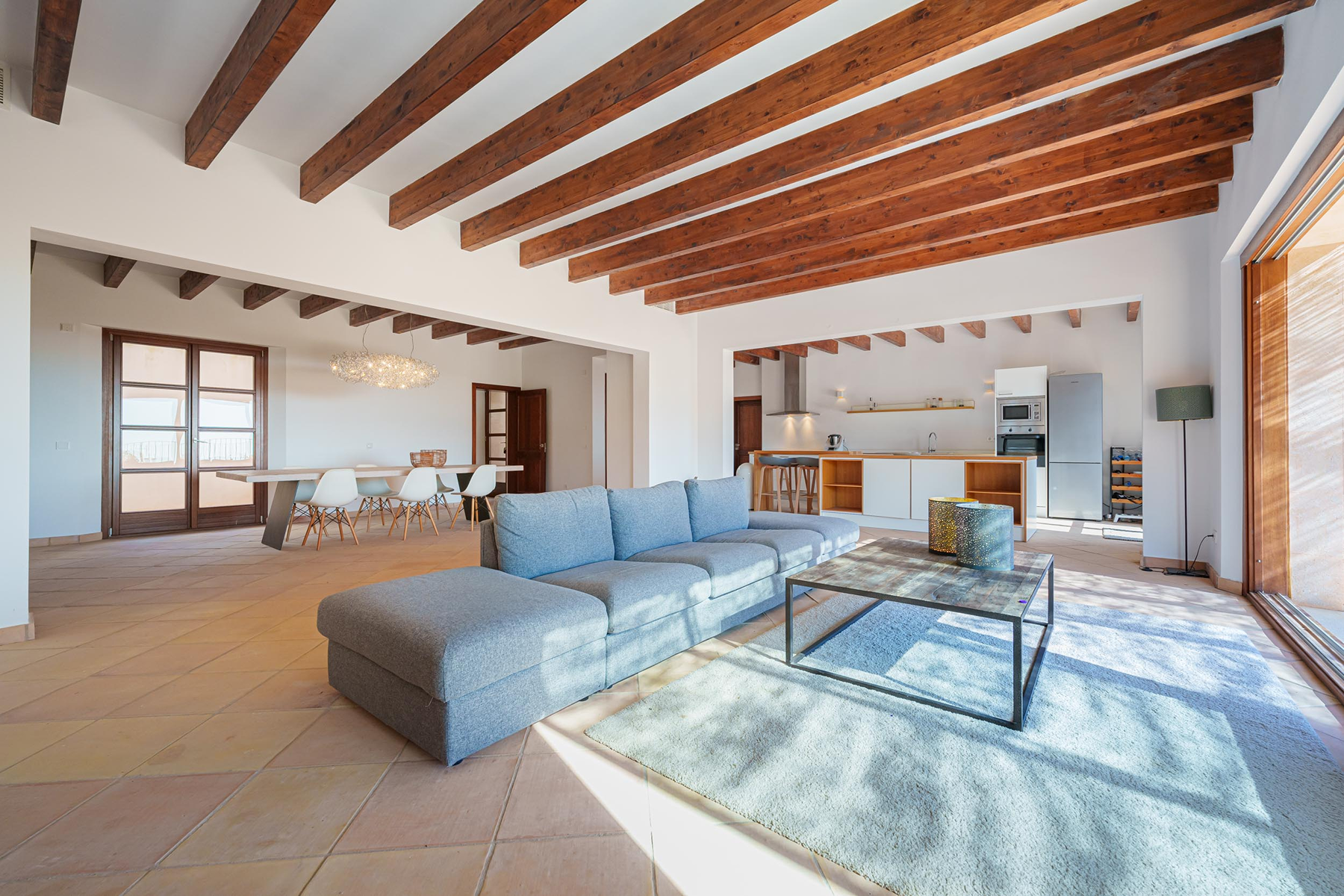 Living room of Country house for sale in Andratx  with Air Conditioner, Private garden and Terrace