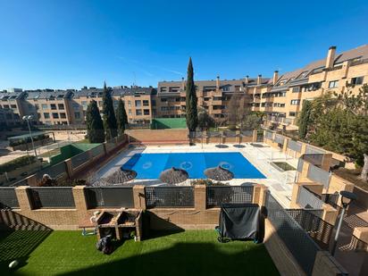 Swimming pool of Flat for sale in Las Rozas de Madrid  with Air Conditioner, Heating and Parquet flooring