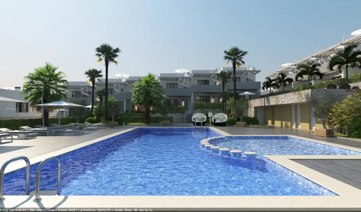 Piscina de Piso en venta en Elche / Elx con Aire acondicionado, Jardín privado y Parquet