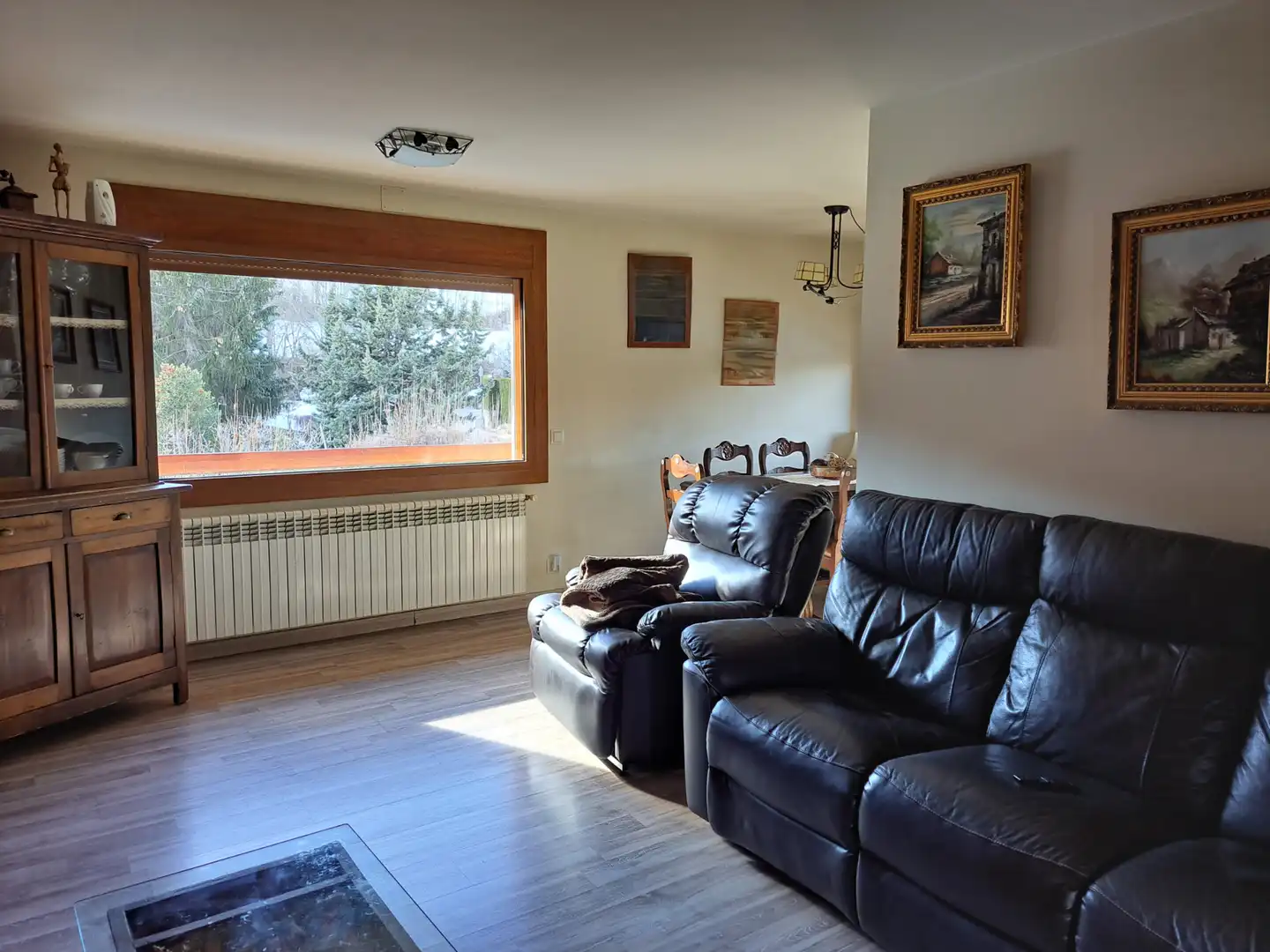 Sala d'estar de Casa o xalet en venda en Fontanals de Cerdanya amb Calefacció, Terrassa i Moblat