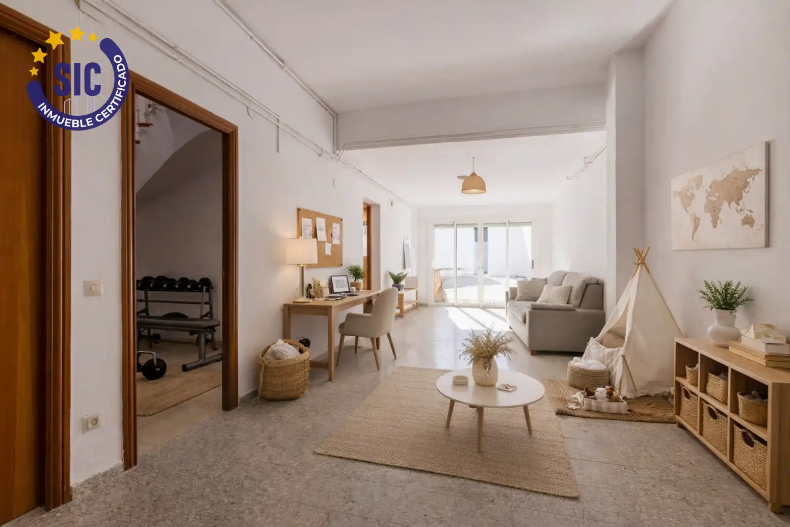 Sala d'estar de Casa adosada en venda en Torrent amb Aire condicionat, Calefacció i Jardí privat