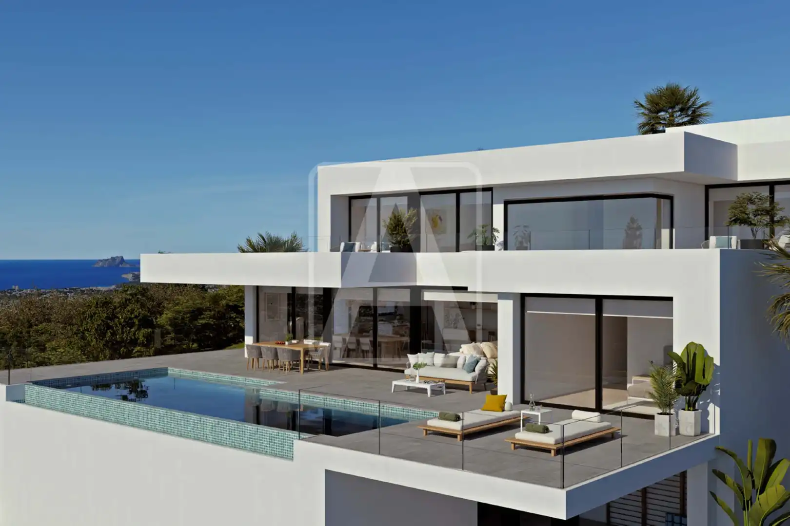 Chalet con piscina en venta en Cumbre del Sol