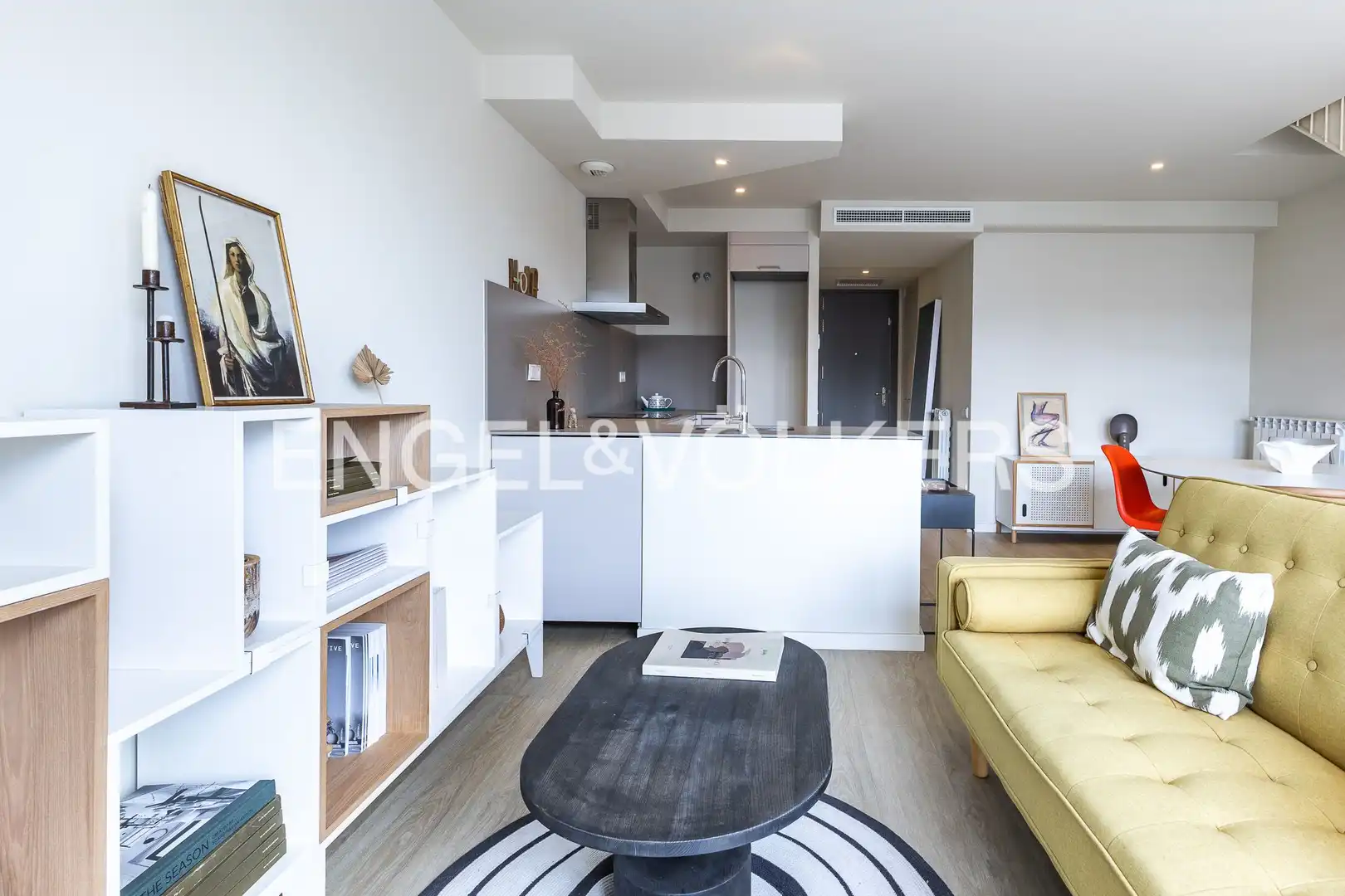 Wohnzimmer von Maisonette zum Verkauf in Barcelona mit Klimaanlage, Heizung und Parkett