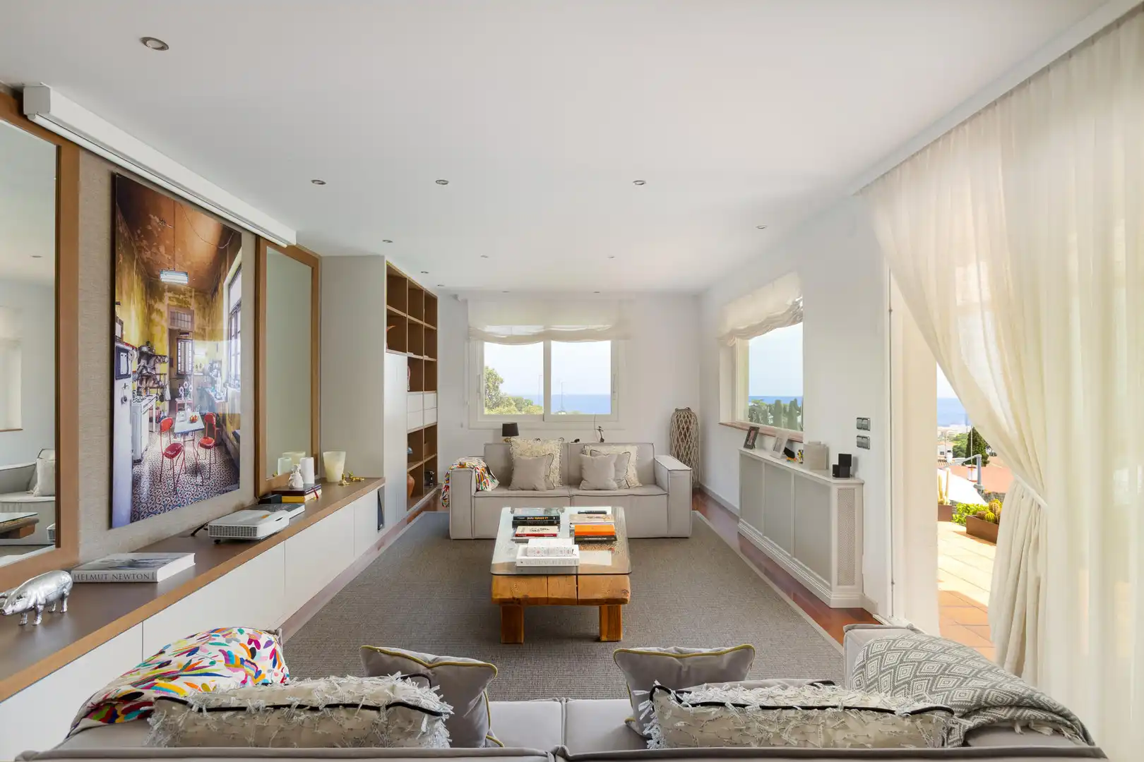 Sala de estar de Casa o chalet en venta en Mataró con Aire acondicionado, Calefacción y Terraza