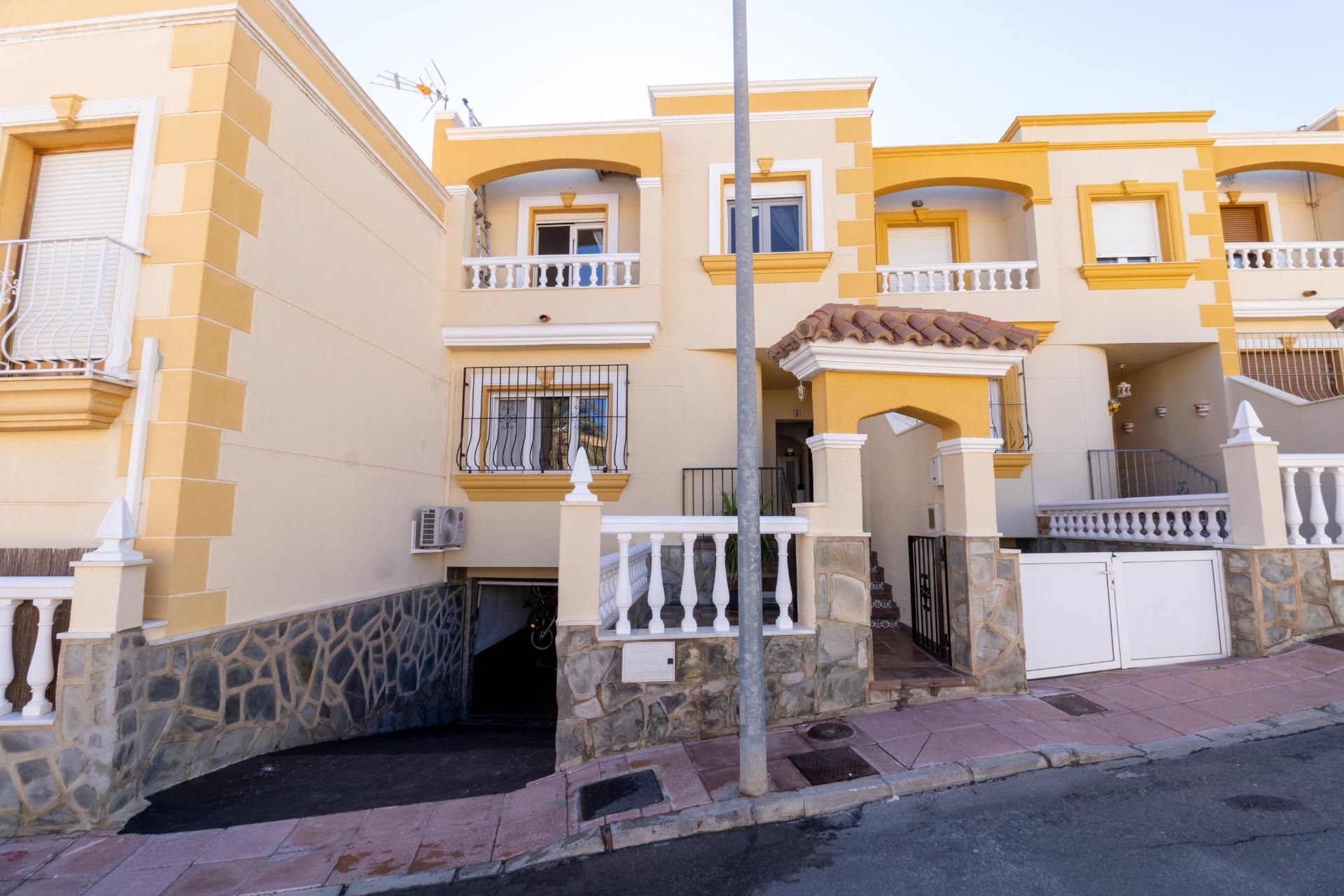 Exterior view of House or chalet for sale in Benahadux  with Air Conditioner, Terrace and Storage room