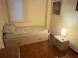 Schlafzimmer von Wohnung zur Miete in Torredembarra mit Klimaanlage, Heizung und Privatgarten