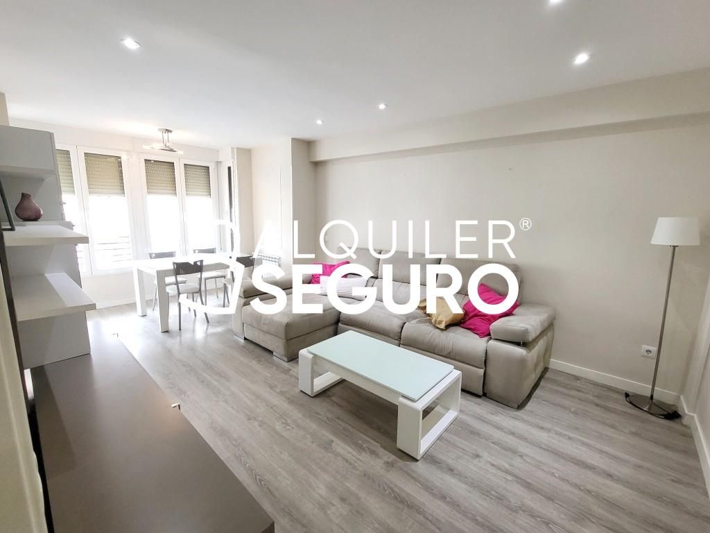 Living room of Flat to rent in Móstoles  with Heating, Terrace and Furnished