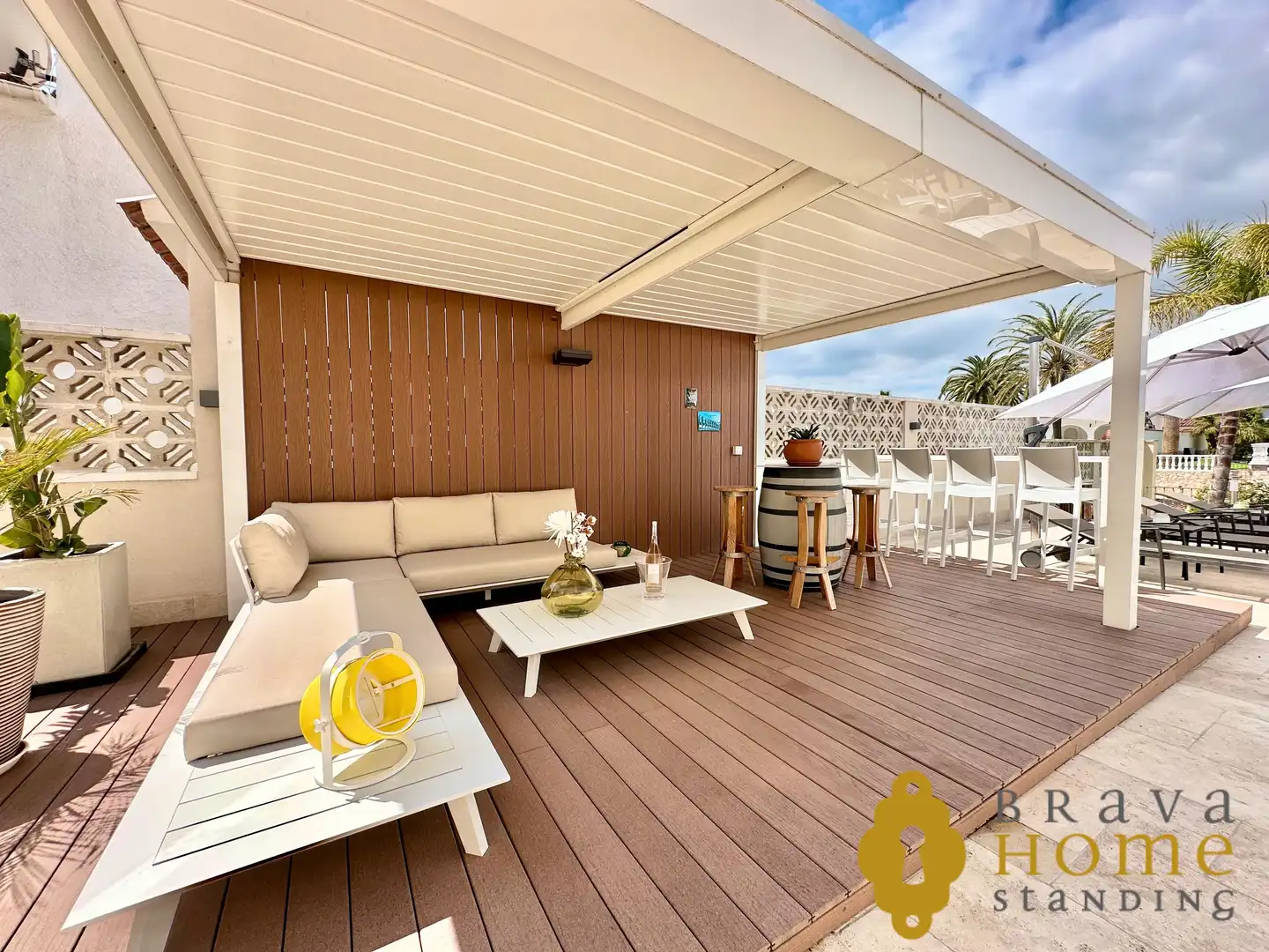 Terrace of Houses for sale in Empuriabrava  with Air Conditioner, Heating and Private garden