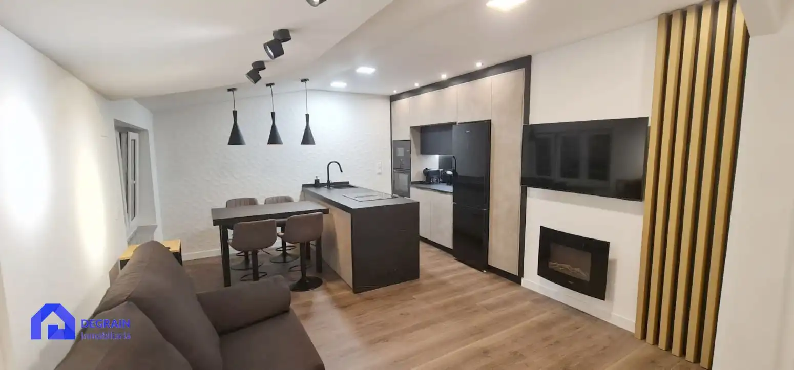 Kitchen of Flat for rent in Oviedo   with Furnished