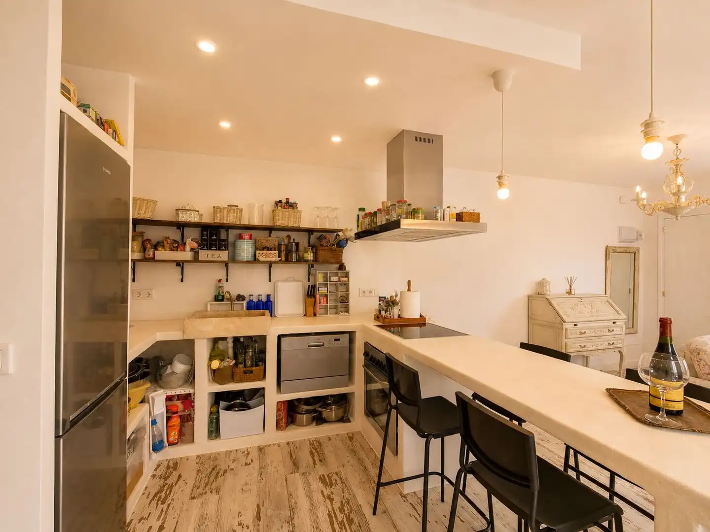 Kitchen of Flat for sale in Santa Pola  with Air Conditioner, Heating and Terrace