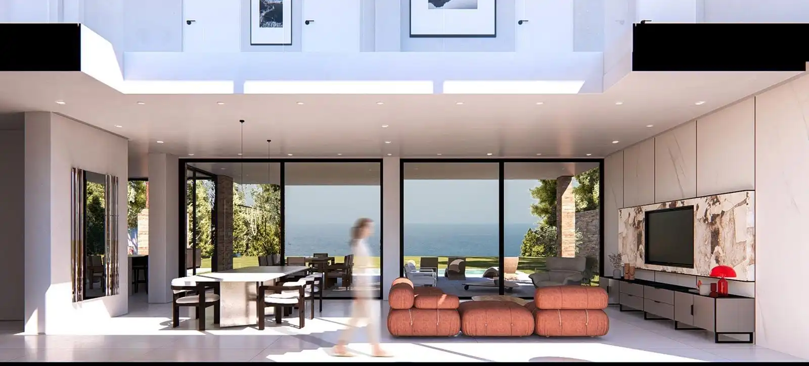 Wohnzimmer von Haus oder Chalet zum Verkauf in Sant Andreu de Llavaneres mit Terrasse