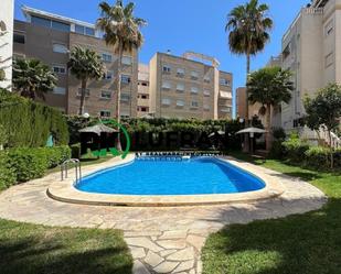Swimming pool of Flat for sale in Alicante / Alacant  with Air Conditioner, Private garden and Parquet flooring