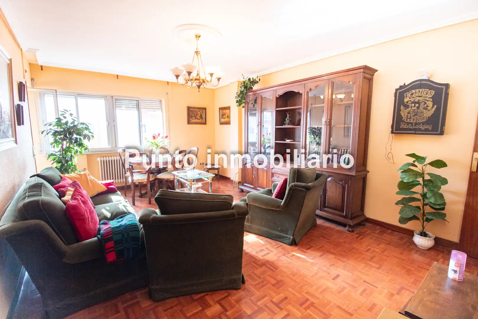 Sala d'estar de Pis en venda en Valladolid amb Calefacció, Parquet i Terrassa