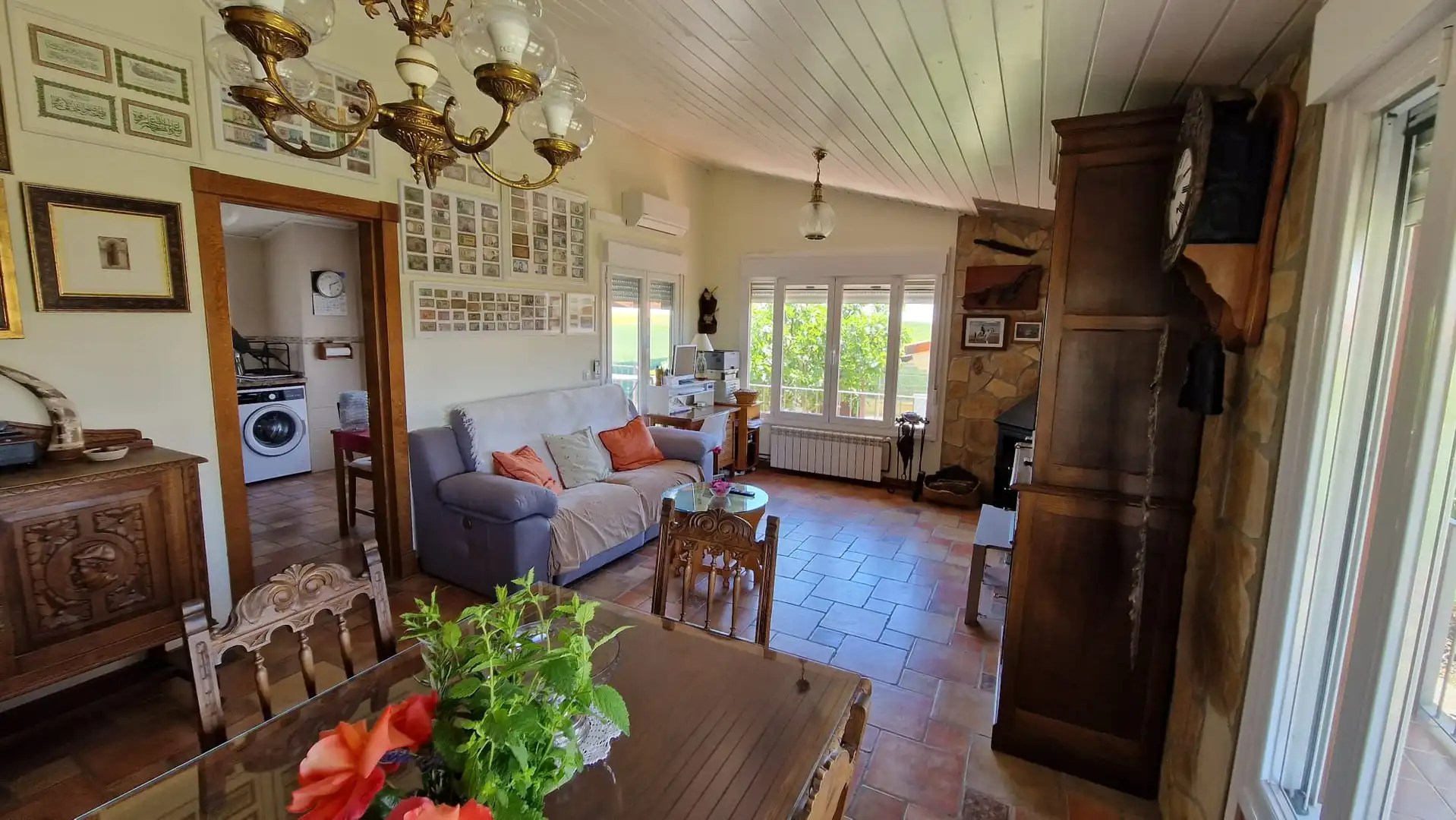 Sala de estar de Casa o chalet en venta en Carrión de los Condes con Calefacción, Jardín privado y Terraza