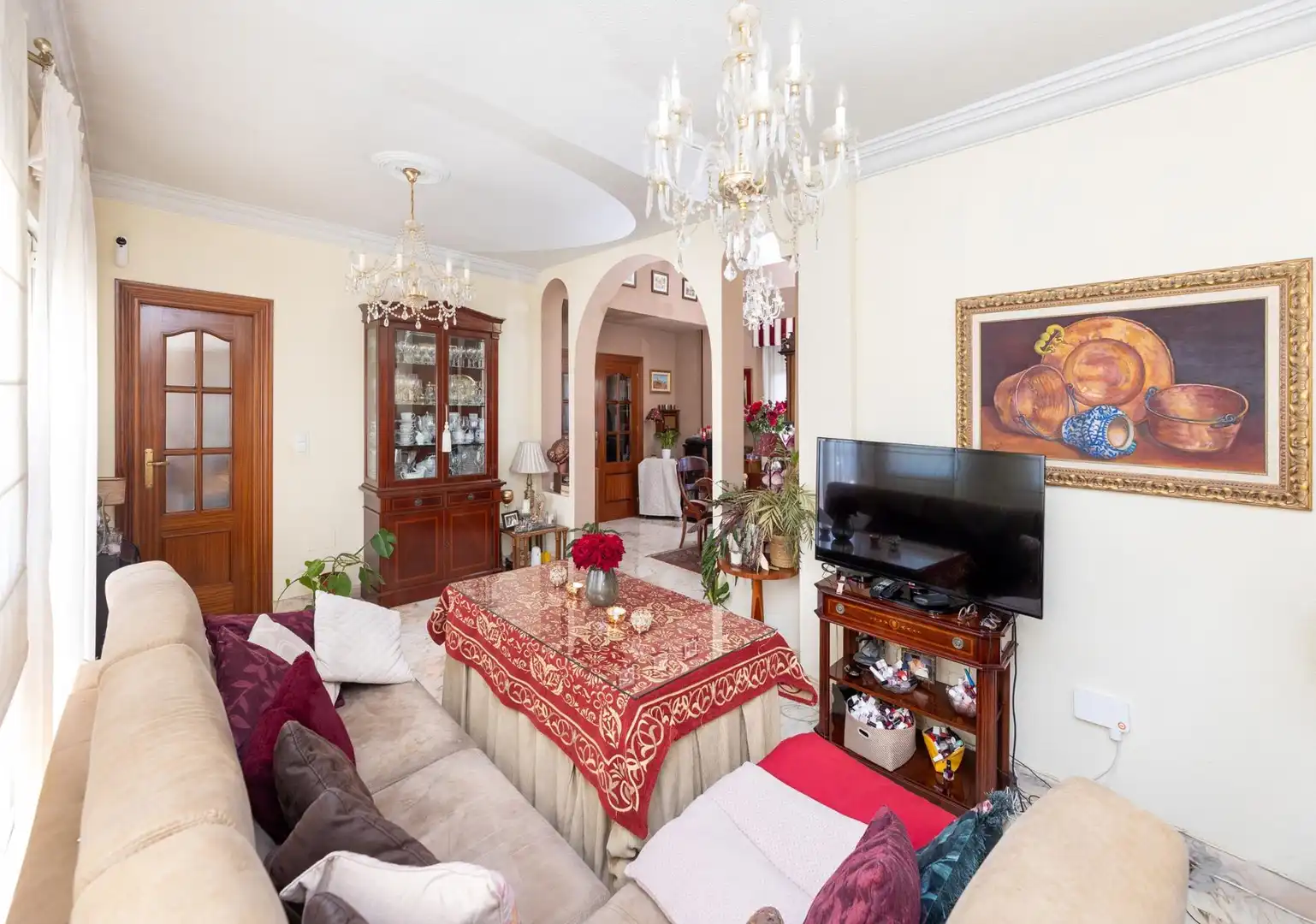 Sala de estar de Casa o chalet en venta en Peligros con Trastero y Piscina