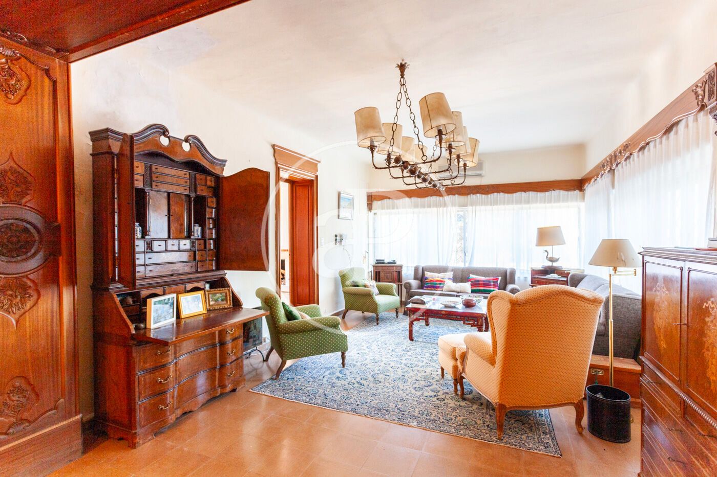 Sala de estar de Casa o chalet en venta en Torrelodones con Calefacción, Jardín privado y Terraza