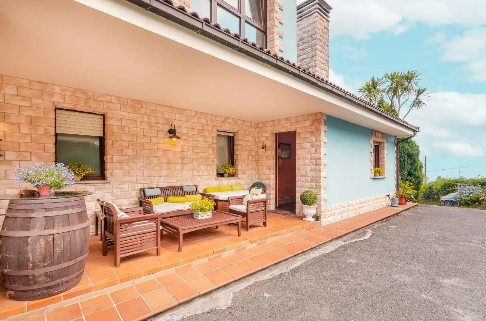 Terraza de Casa o chalet en venta en Pravia con Calefacción, Jardín privado y Parquet