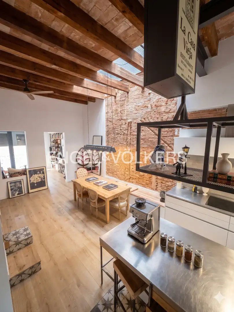 Cocina de Casa o chalet en venta en Barcelona con Aire acondicionado, Calefacción y Jardín privado