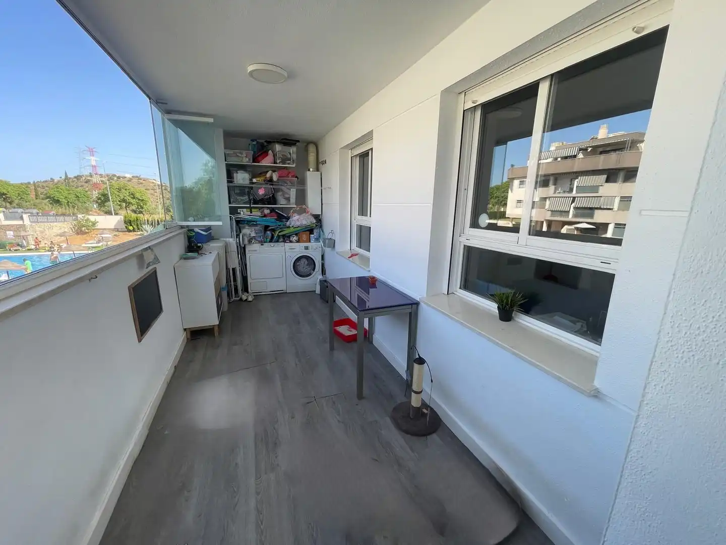 Terrasse von Wohnung zum Verkauf in Málaga mit Klimaanlage, Terrasse und Abstellraum