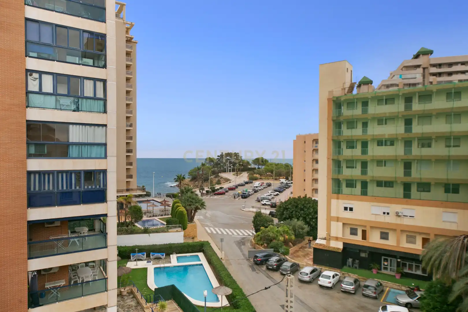 Vista exterior de Apartament de lloguer en Calpe / Calp amb Aire condicionat, Rentadora i Microones